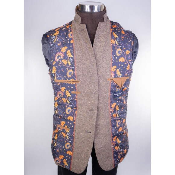 Paisley & Gray Tweed Brown Blazer 42R Casual Sports Coat Jacket Slim Wool Blend - Picture 9 of 14